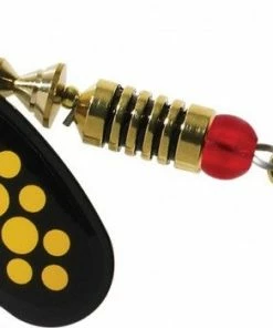 Mepps Comet Black Fury Orange Dot No.3 - Spinnerbaits & spoons