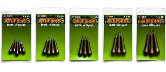 Drennan E-SOX Dropshot Bomb Weights - 1 Drennan E-SOX Dropshot Bomb Weights -