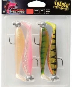 Fox Rage Zander Pro Loaded Ultra UV Mixed Colour Packs - Shads & soft lure sets