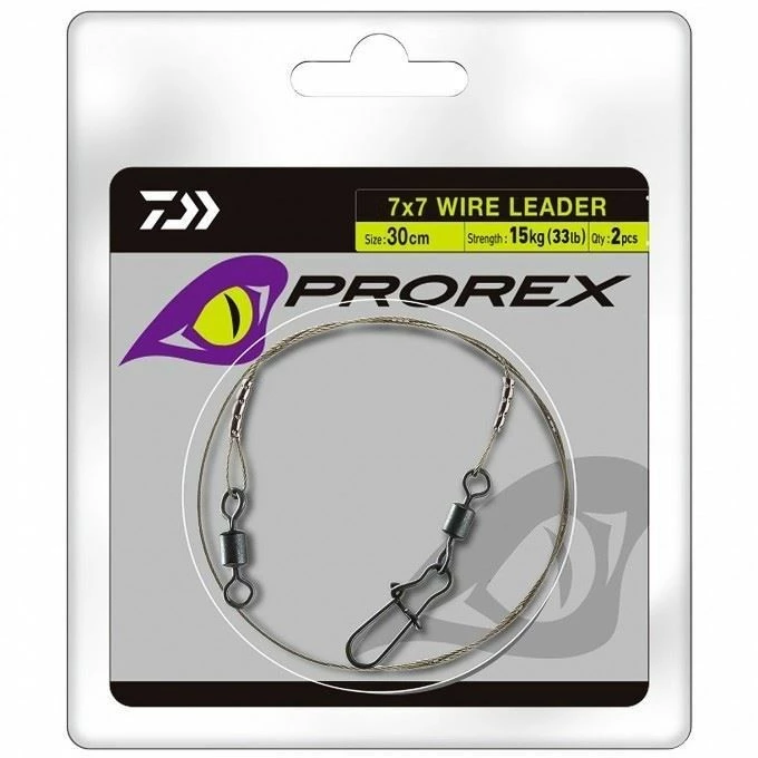 Daiwa Prorex 7x7 Wire Leaders - Traces 1 Daiwa Prorex 7x7 Wire Leaders - Traces