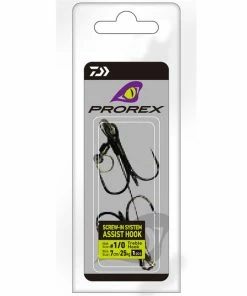 Daiwa Prorex Screw-in Assist Hooks - Trebles 5 Daiwa Prorex Screw-in Assist Hooks - Trebles -Predator Fishing Online Shop blejktad636790890250771837