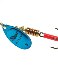 Mepps Aglia Platinum Blue No.4 - Spinnerbaits & spoons