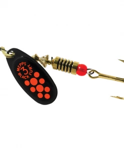 Mepps Comet Black Fury Orange Dot No.4 - Spinnerbaits & spoons