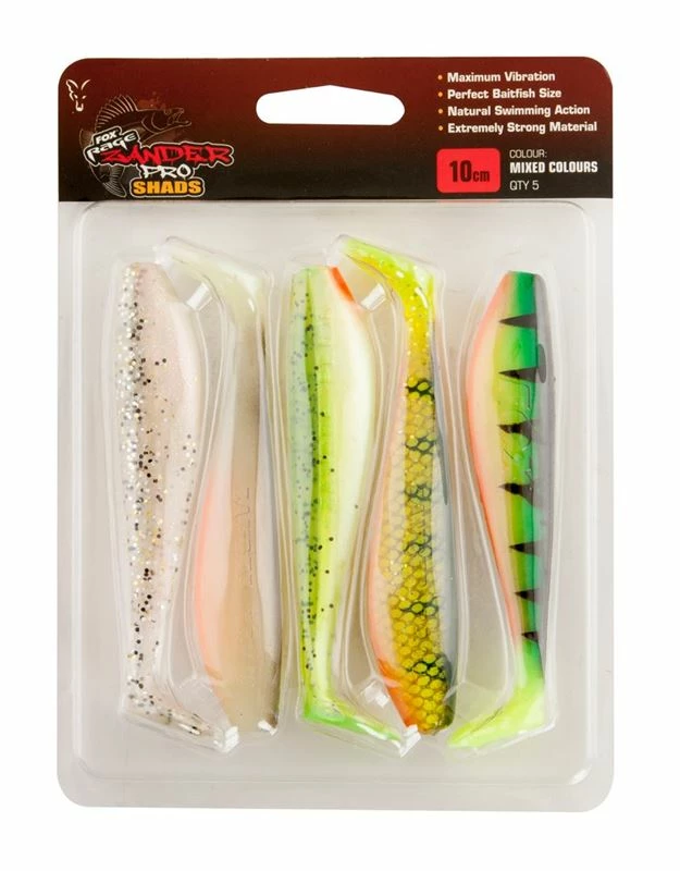 Fox Rage Zander Pro Shads Mixed Colour Packs - Shads & soft lure sets 2 Fox Rage Zander Pro Shads Mixed Colour Packs - Shads & soft lure sets - Image 2