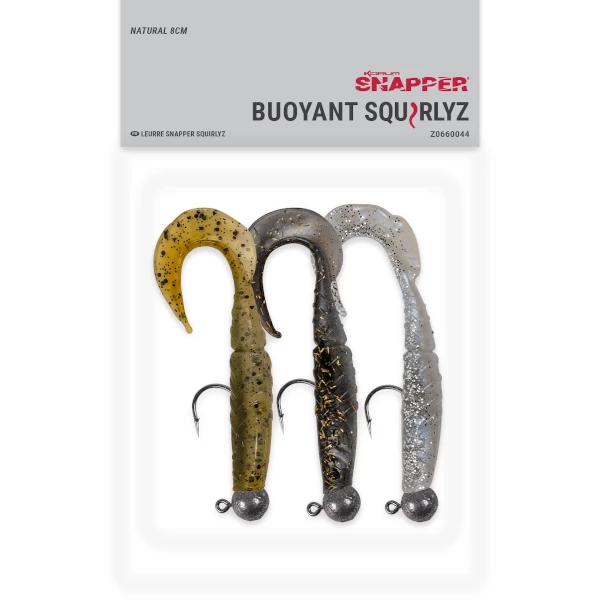 Korum Snapper Buoyant Squirlyz - Shads & soft lure sets 1 Korum Snapper Buoyant Squirlyz - Shads & soft lure sets