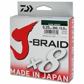 Daiwa J-Braid X8 300m - Line, braids & wires 2 Daiwa J-Braid X8 300m - Line, braids & wires - Image 2