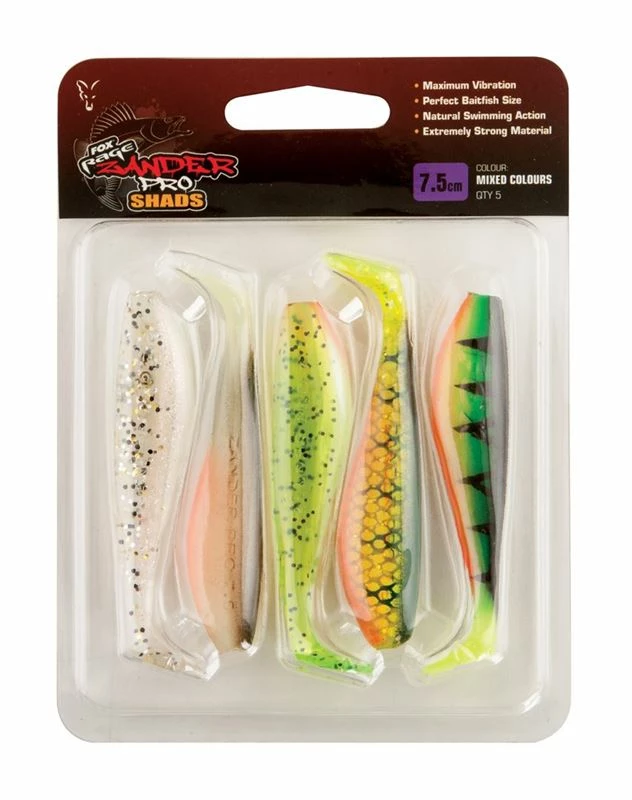 Fox Rage Zander Pro Shads Mixed Colour Packs - Shads & soft lure sets 3 Fox Rage Zander Pro Shads Mixed Colour Packs - Shads & soft lure sets - Image 3
