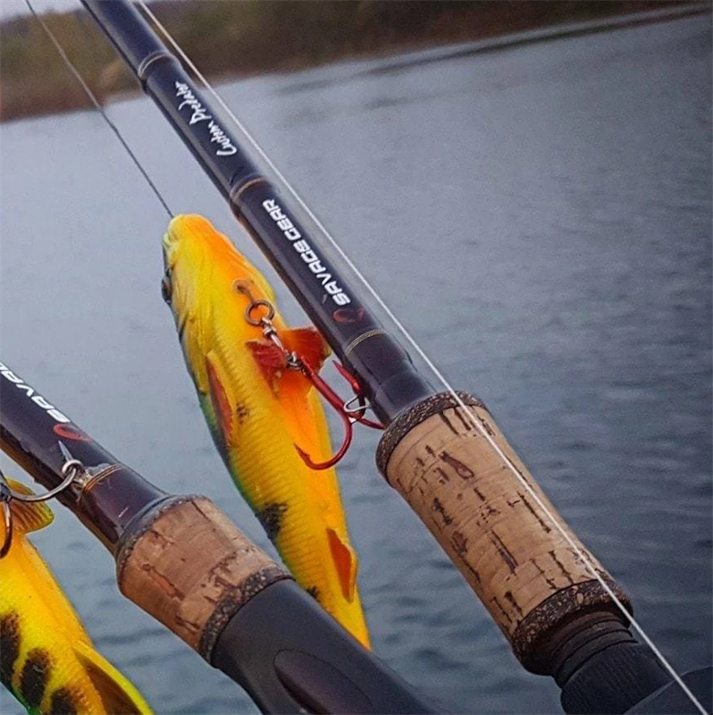 Savage 4D Line Thru Perch Shad 20cm - Softbaits & shads 2 Savage 4D Line Thru Perch Shad 20cm - Softbaits & shads - Image 2