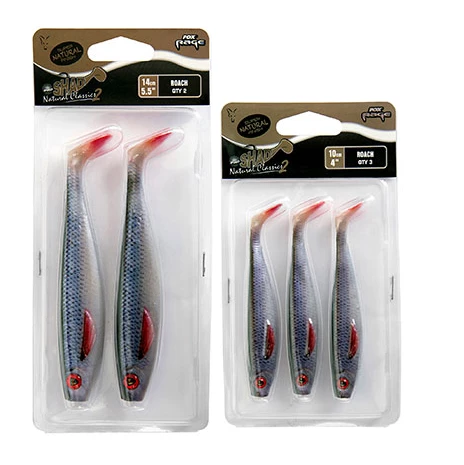 Fox Rage Pro Shad Super Natural Roach Pack - Shads & soft lure sets 1 Fox Rage Pro Shad Super Natural Roach Pack - Shads & soft lure sets